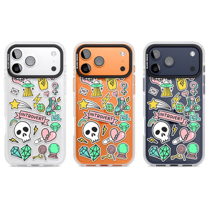 Autocollant introverti