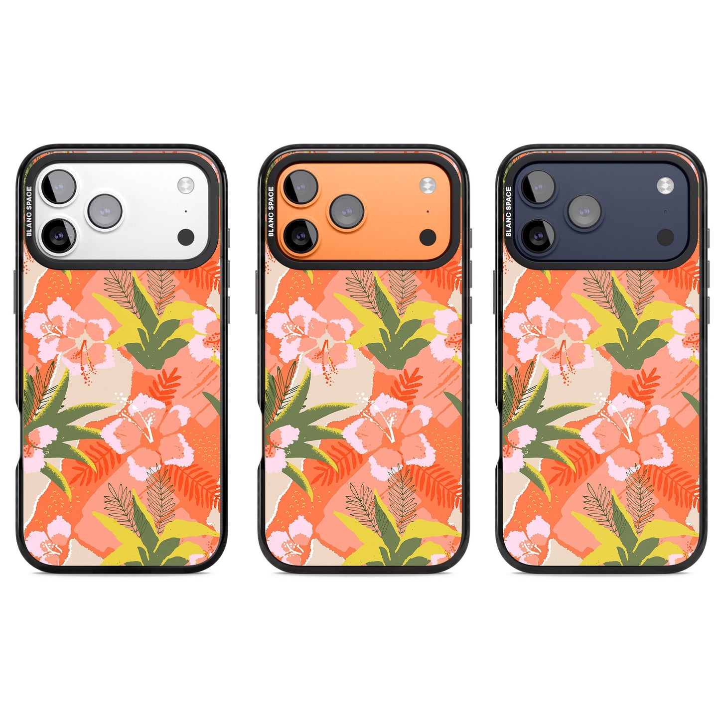 Hawaiian Flowers Abstract Pattern