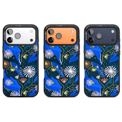 Dark Botanicals Abstract Pattern