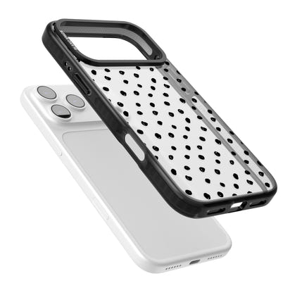 Messy Black Dot Pattern