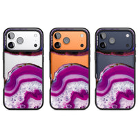 Tranche de cristal d'améthyste