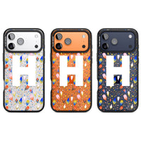 Personalised Abstract Floral Initial