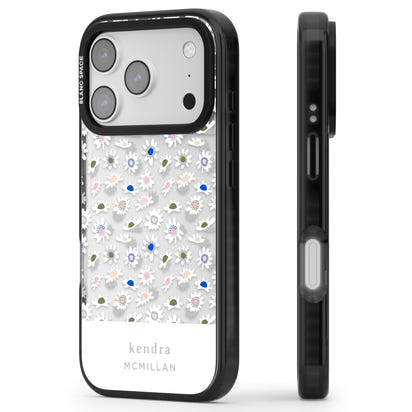 Personalised Grey & White Daisies