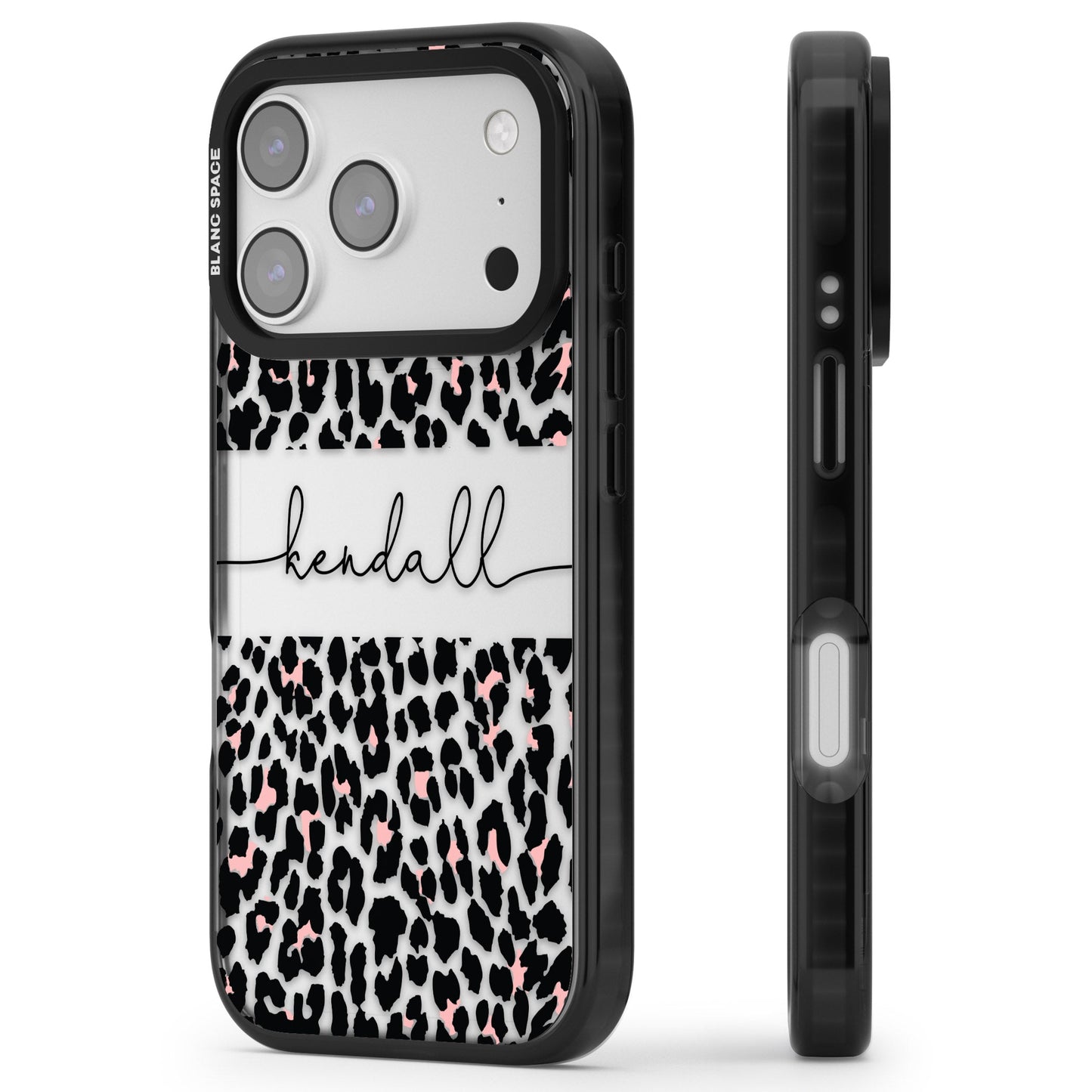 Personalised Cursive Leopard Spots