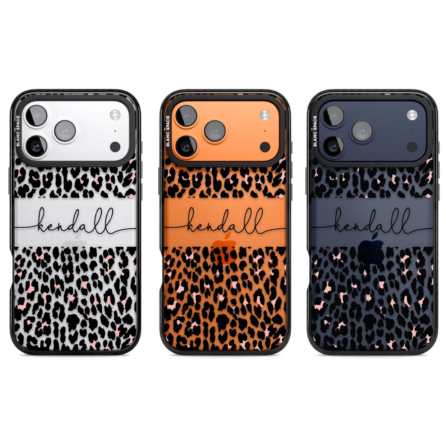 Personalised Cursive Leopard Spots