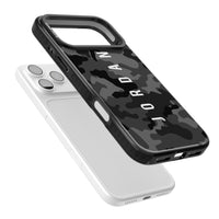 Personalised Black Camouflage Name