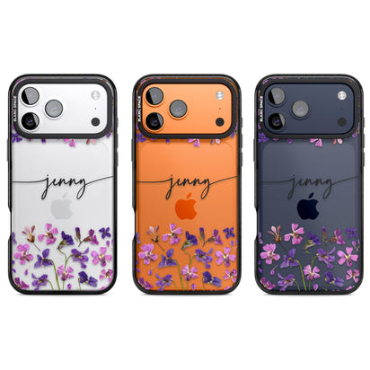 Personalised Purple Violets