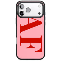 Personalised Red & Pink Letters