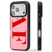 Personalised Red & Pink Letters