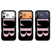 Lettres personnalisées roses et noires vertes