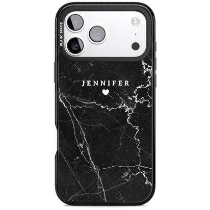Personalised Black Marble