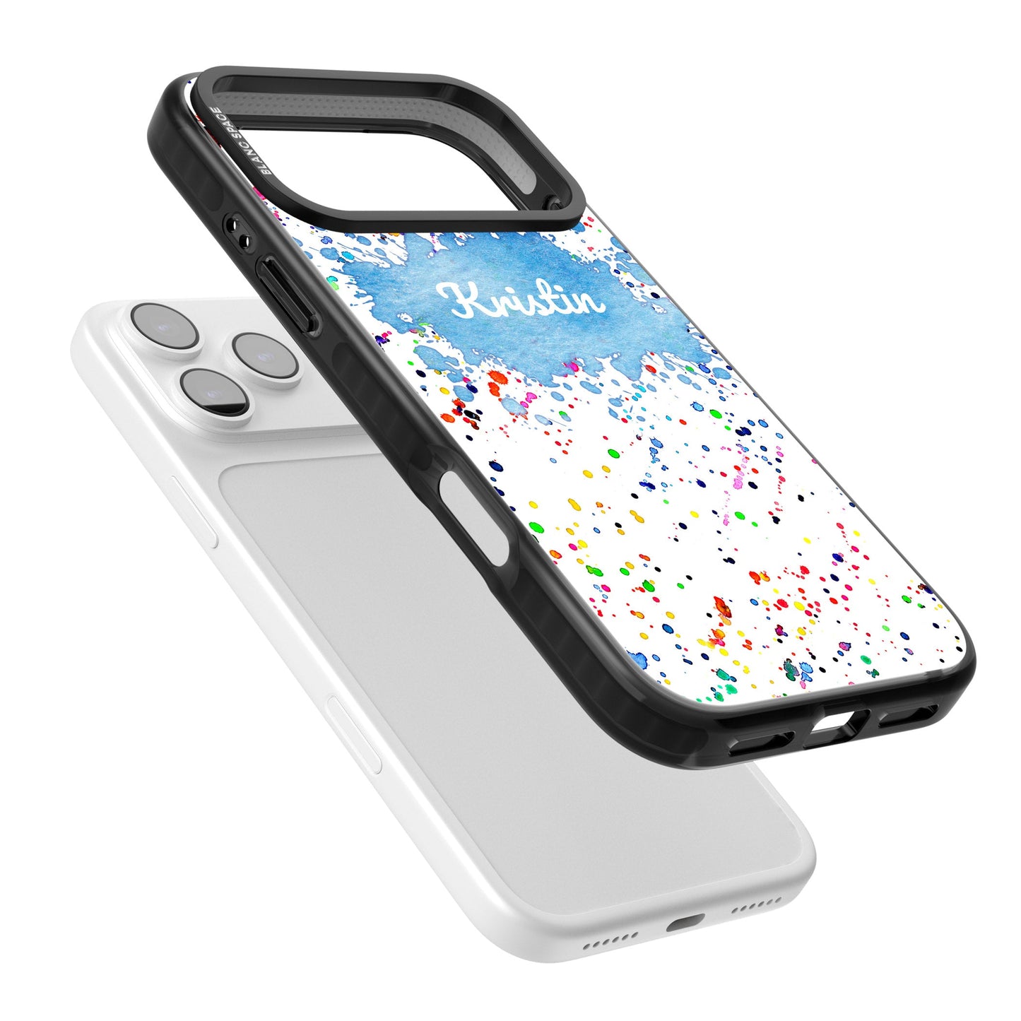 Personalised Rainbow Splatter Name