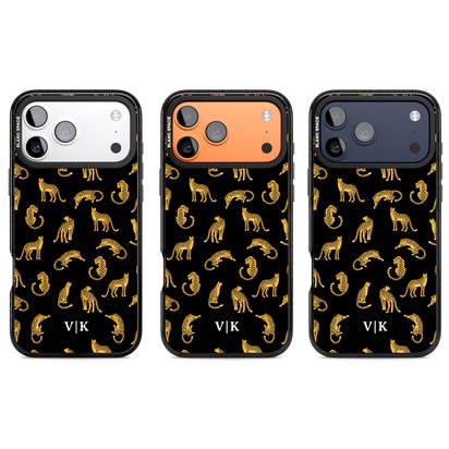Personalised Gold Cheetah Pattern