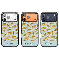 Personalised Turquoise Tiger Pattern