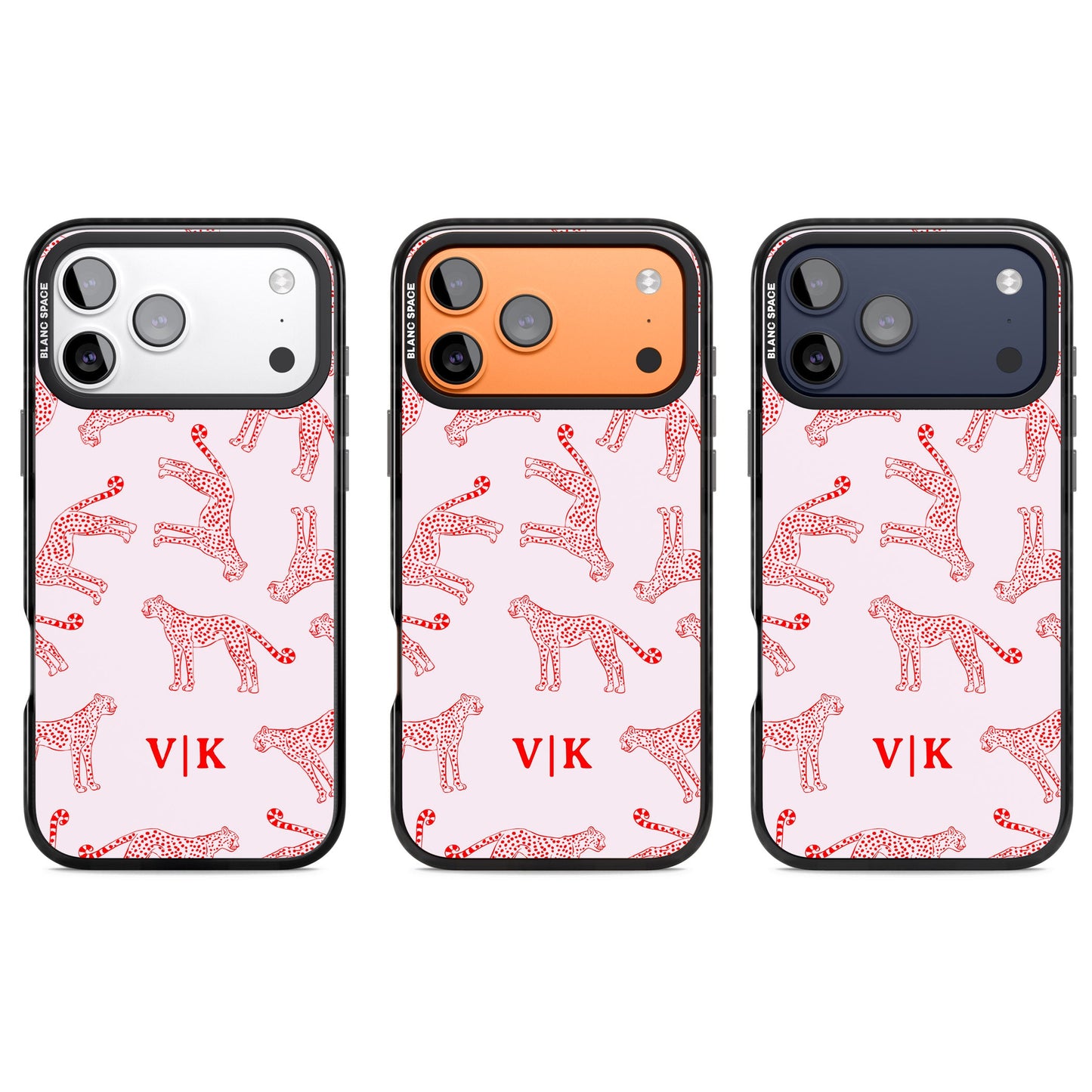 Guépard rouge et rose personnalisé