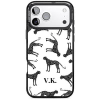 Personalised Black & White Cheetah Pattern