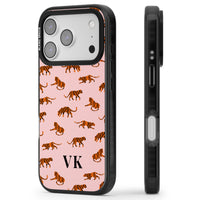 Personalised Pink Safari Tiger Pattern