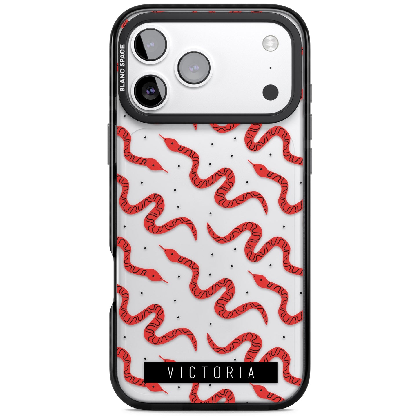 Personalised Red Snake Pattern