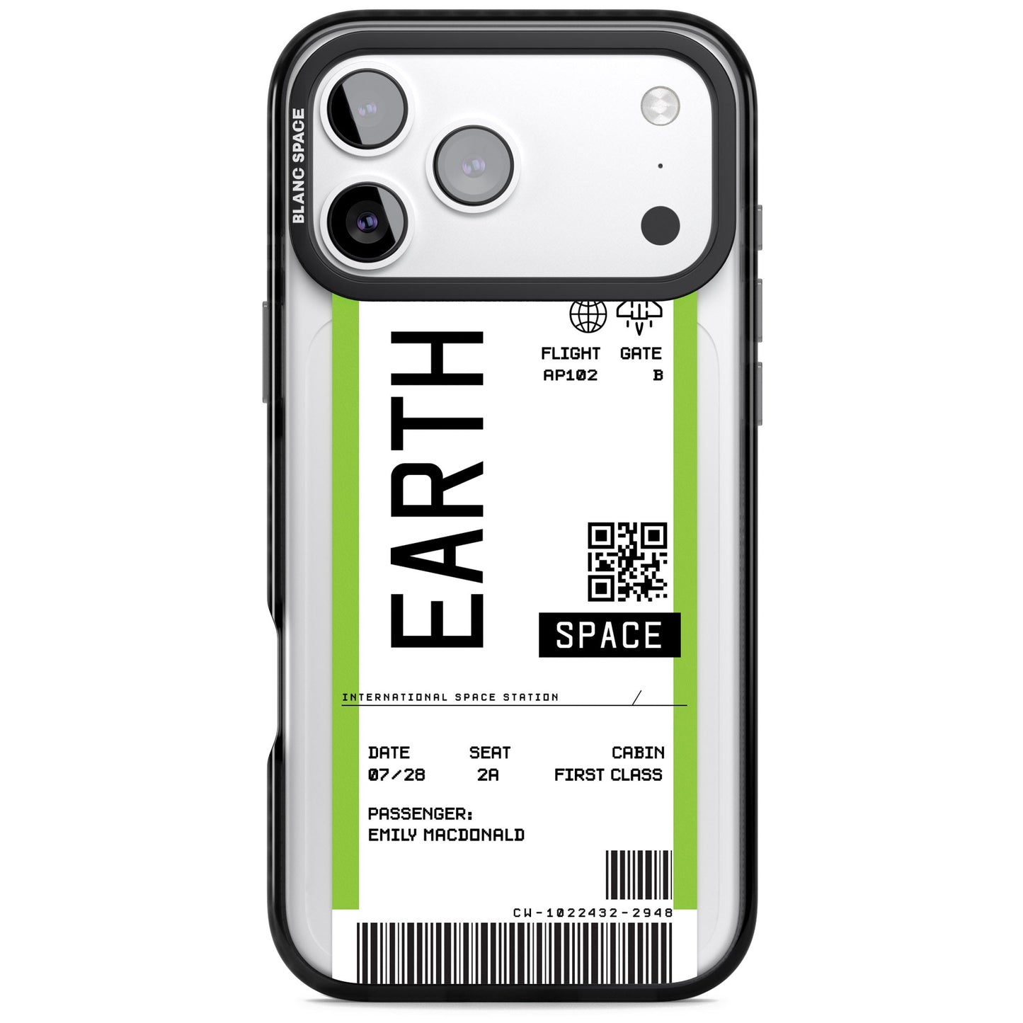 Personalised Earth Travel Ticket