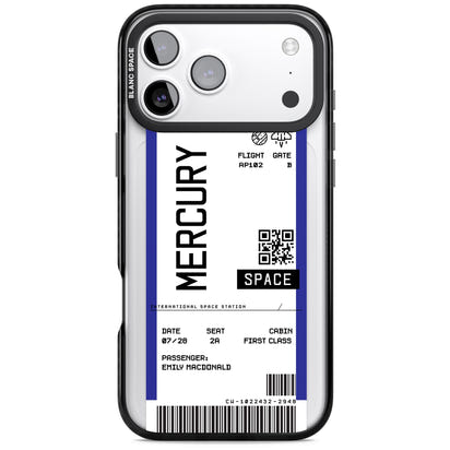 Personalised Mercury Travel Ticket
