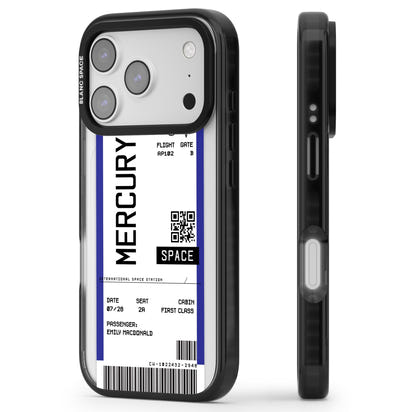 Personalised Mercury Travel Ticket