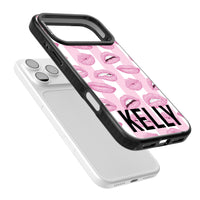 Personalised Pink Stripes & Lips