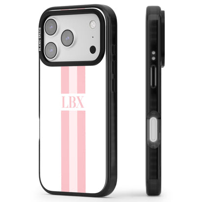 Personalised Minimal Pink Stripe