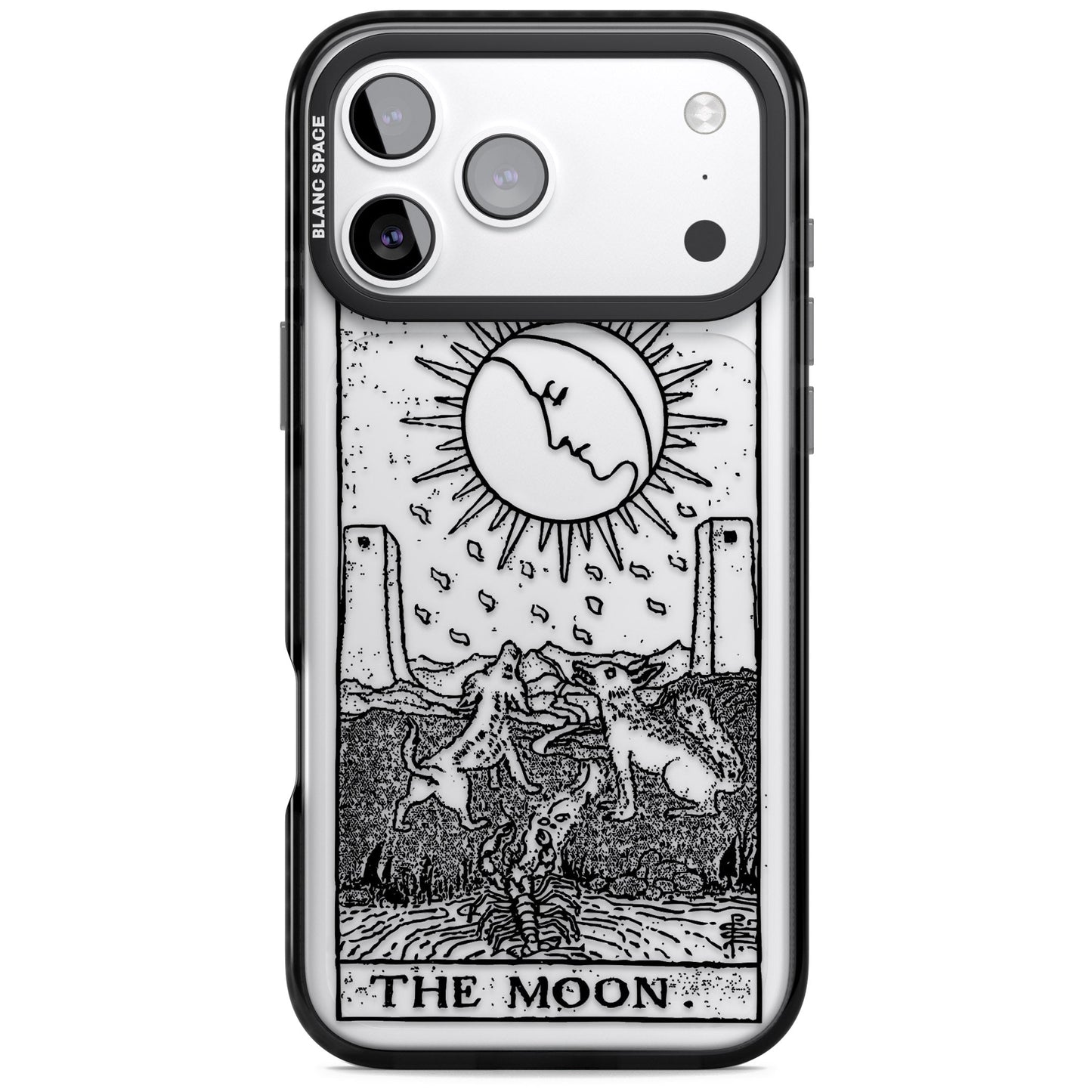Personalised The Moon Tarot Card (Clear)