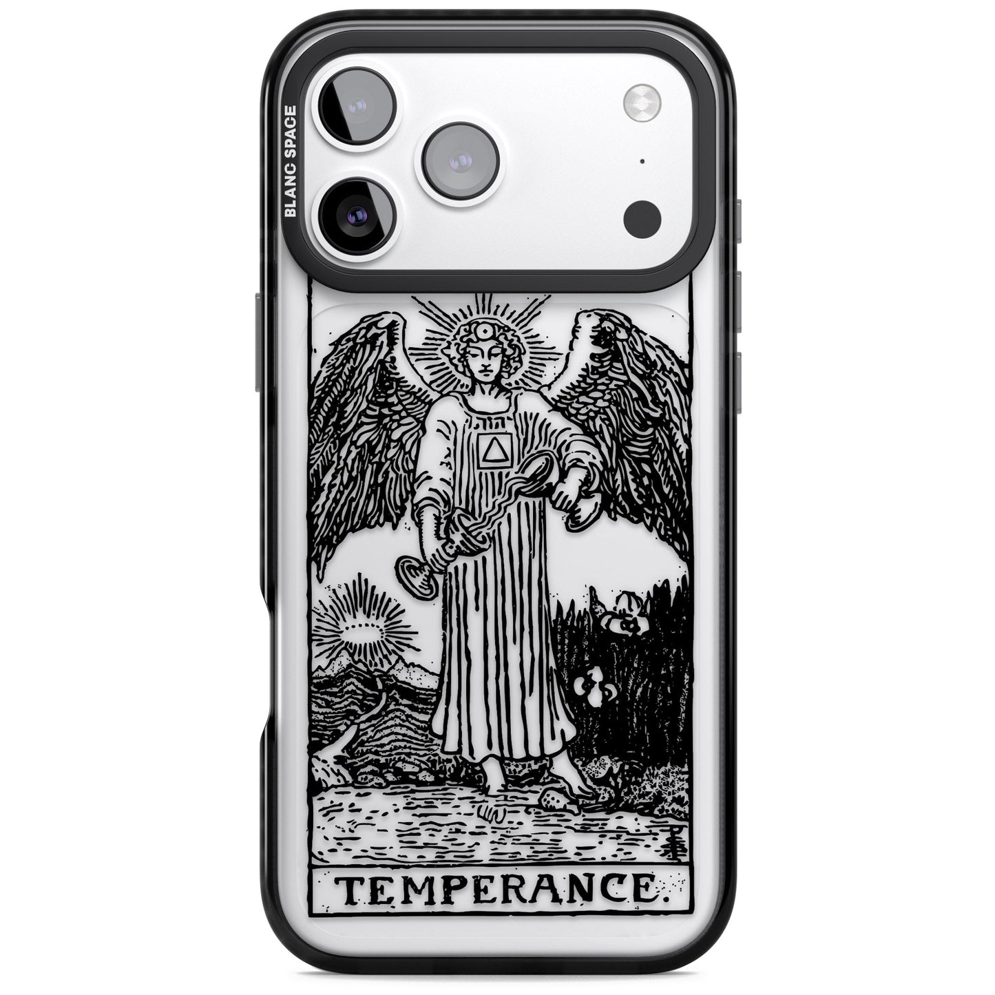 Personalisierte Temperanz-Tarotkarte (Transparent)