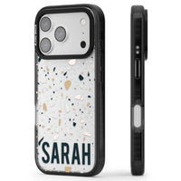 Personalised Terrazzo Blue, Pink, Brown