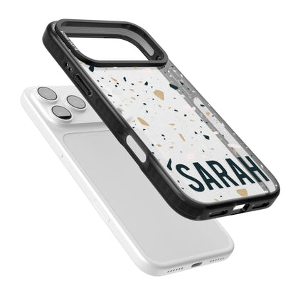 Personalised Terrazzo Blue, Pink, Brown