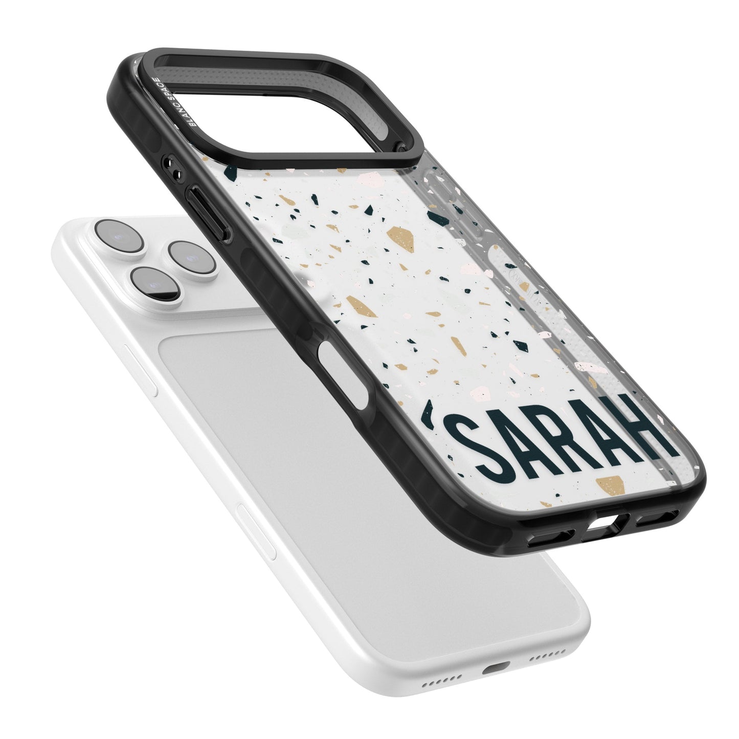 Personalised Terrazzo Blue, Pink, Brown