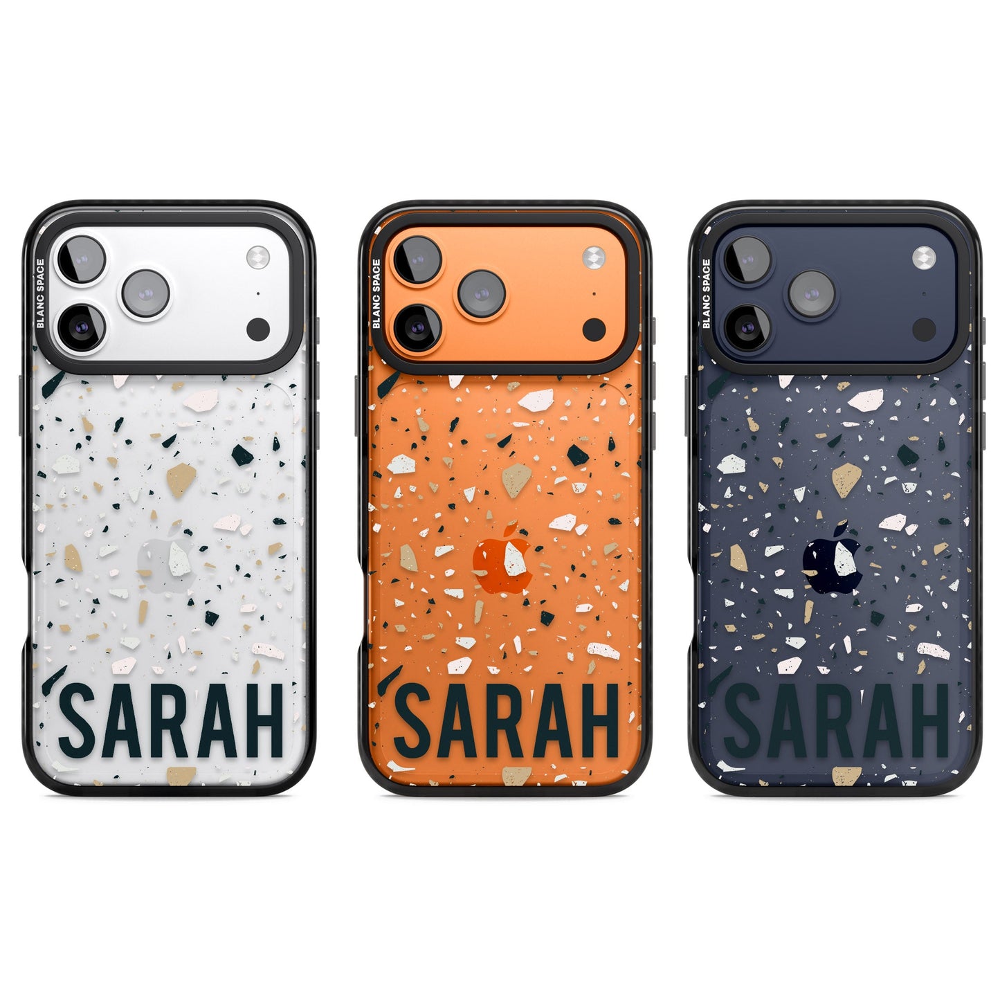 Personalised Terrazzo Blue, Pink, Brown
