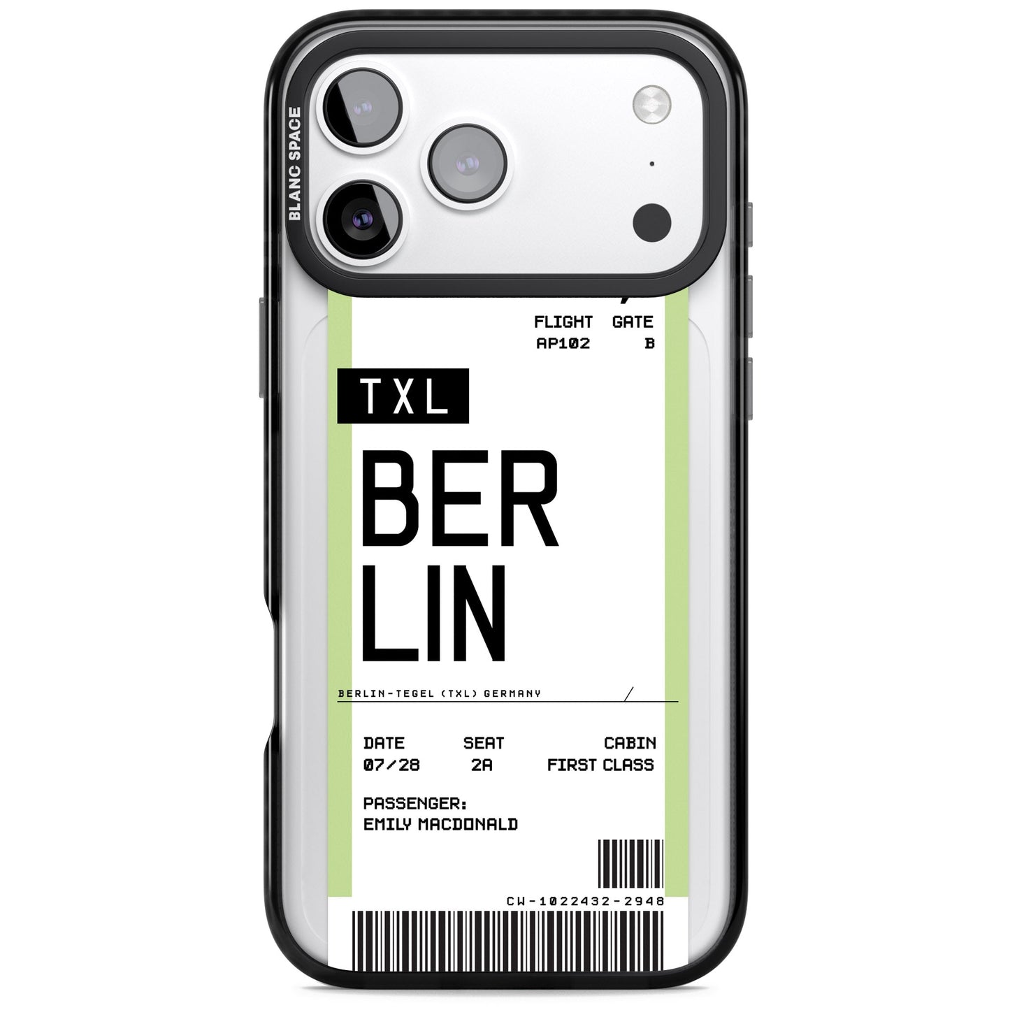 Personalised Berlin Boarding Pass