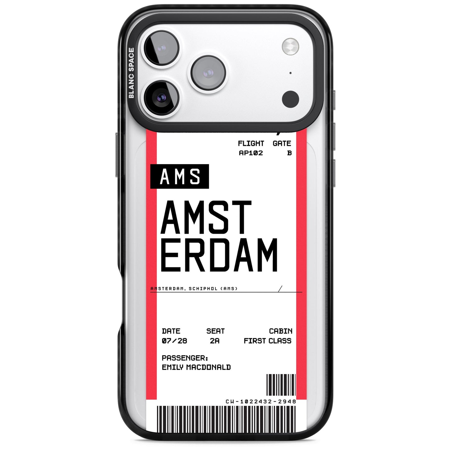 Personalised Amsterdam Boarding Pass