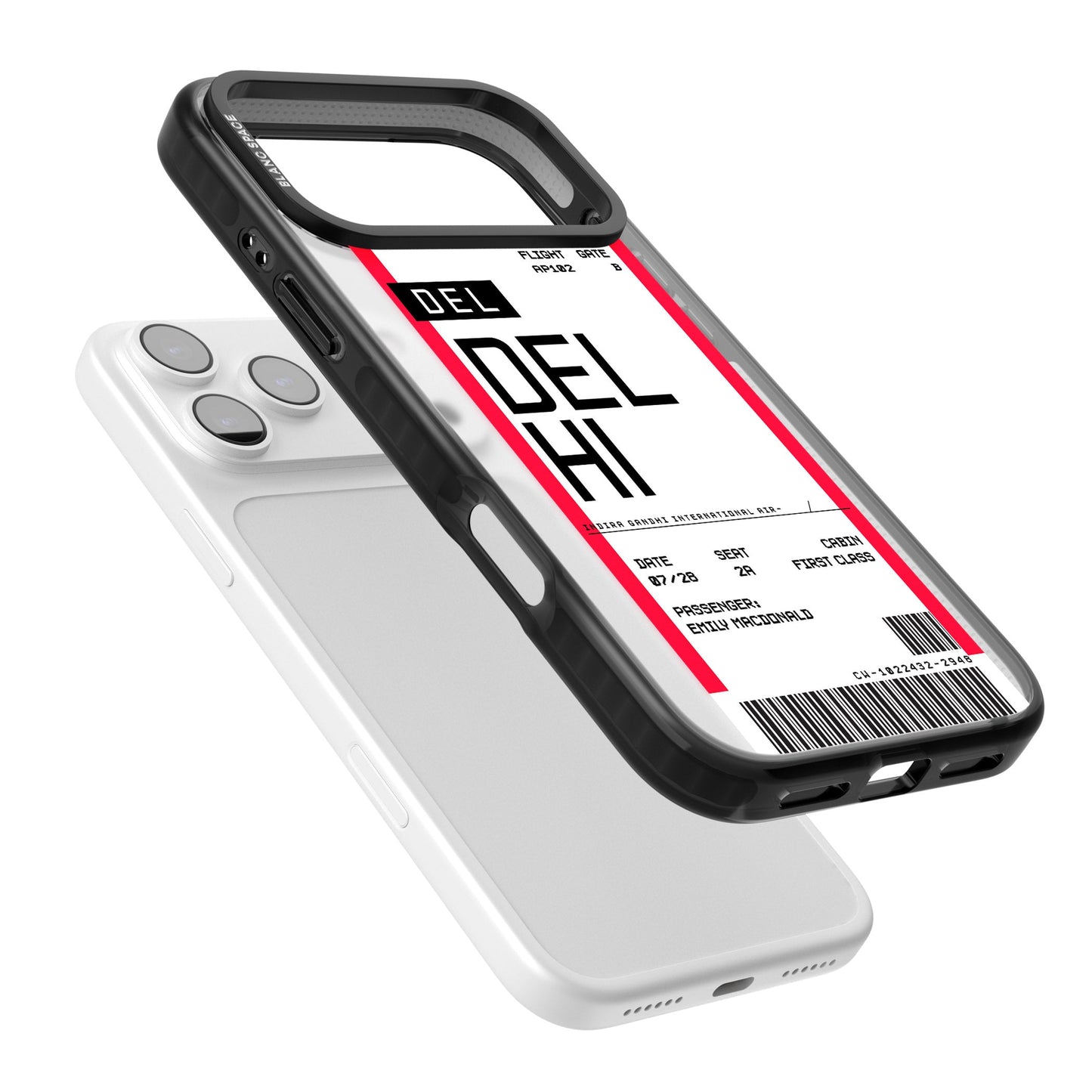 Personalised Delhi Boarding Pass