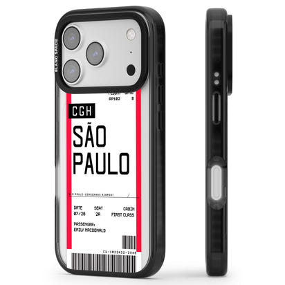 Personalisierte Bordkarte für São Paulo