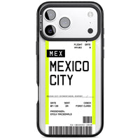 Carte d'embarquement personnalisée pour Mexico