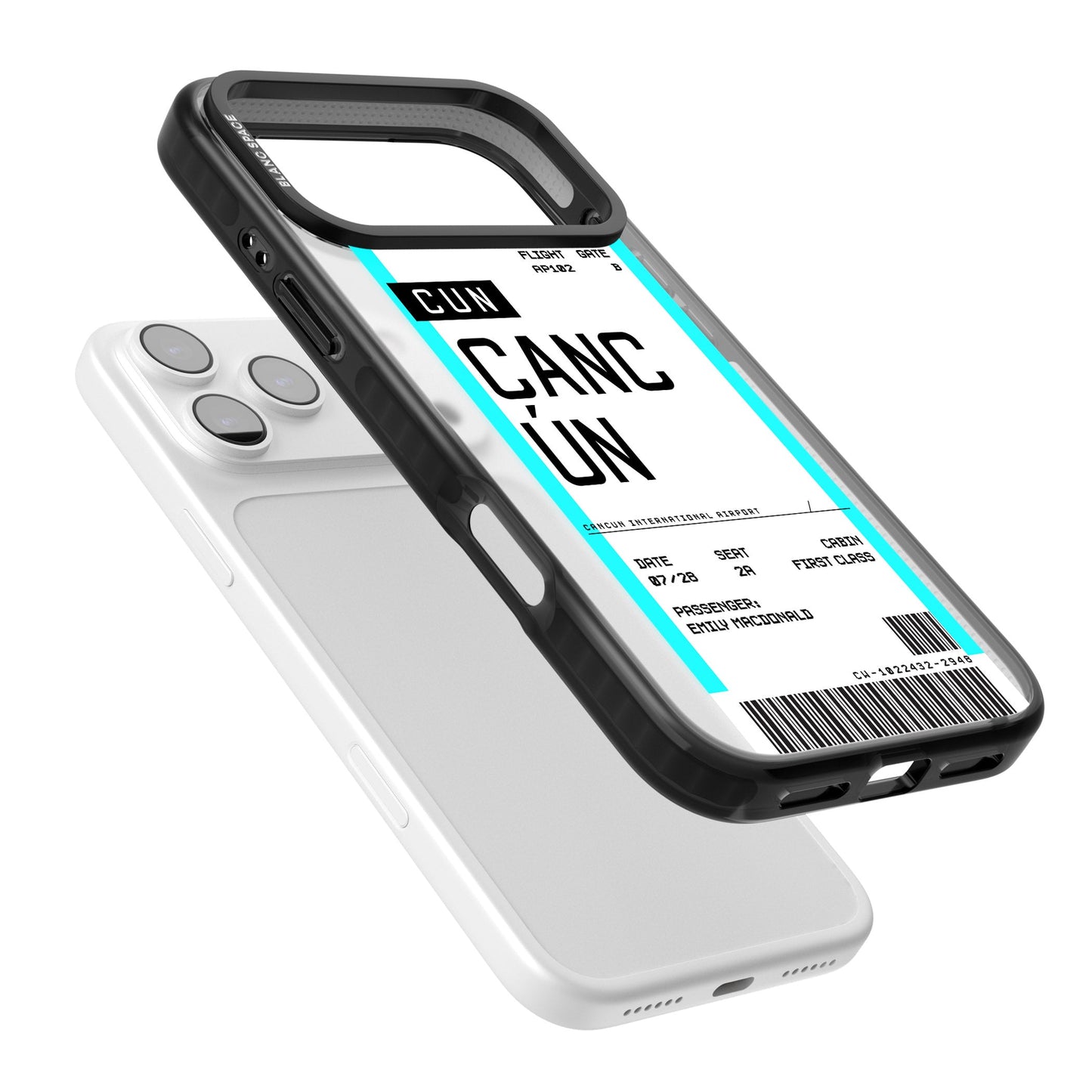 Personalised Cancún Boarding Pass