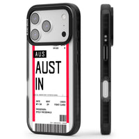 Personalised Austin Boarding Pass