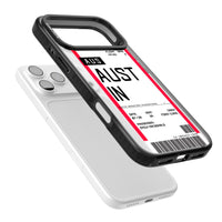 Personalised Austin Boarding Pass