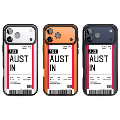 Personalised Austin Boarding Pass