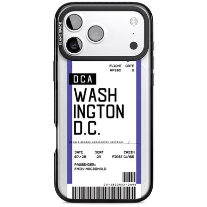 Personalised Washington D.C. Boarding Pass