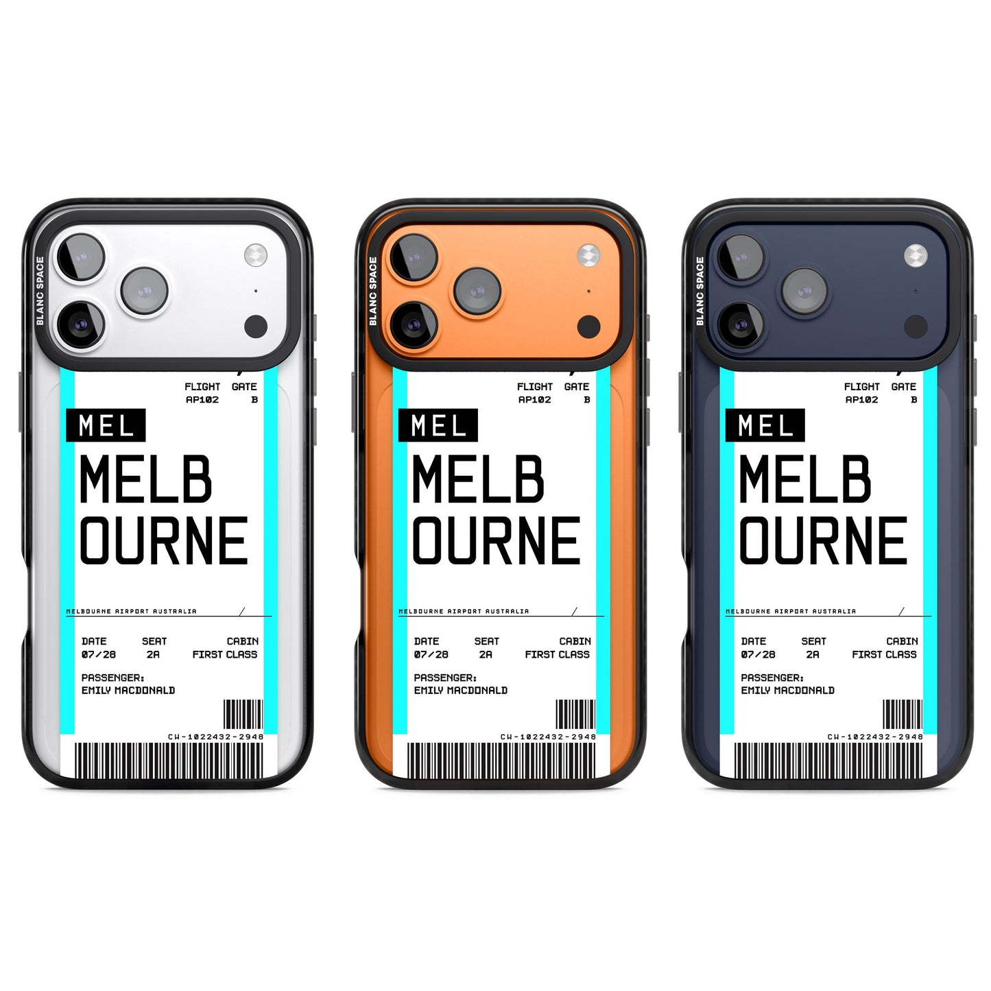 Personalised Melbourne Boarding Pass
