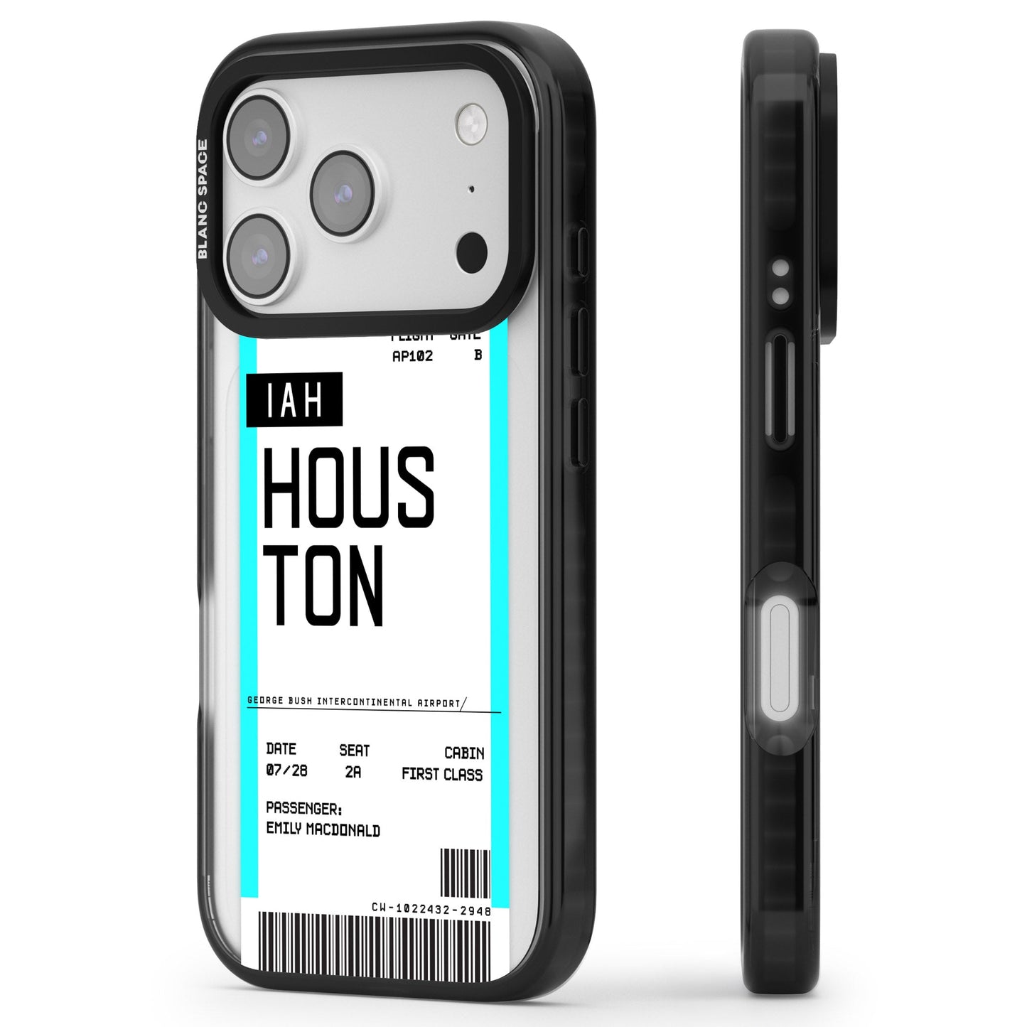 Personalised Houston Boarding Pass