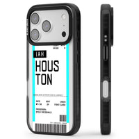 Personalised Houston Boarding Pass
