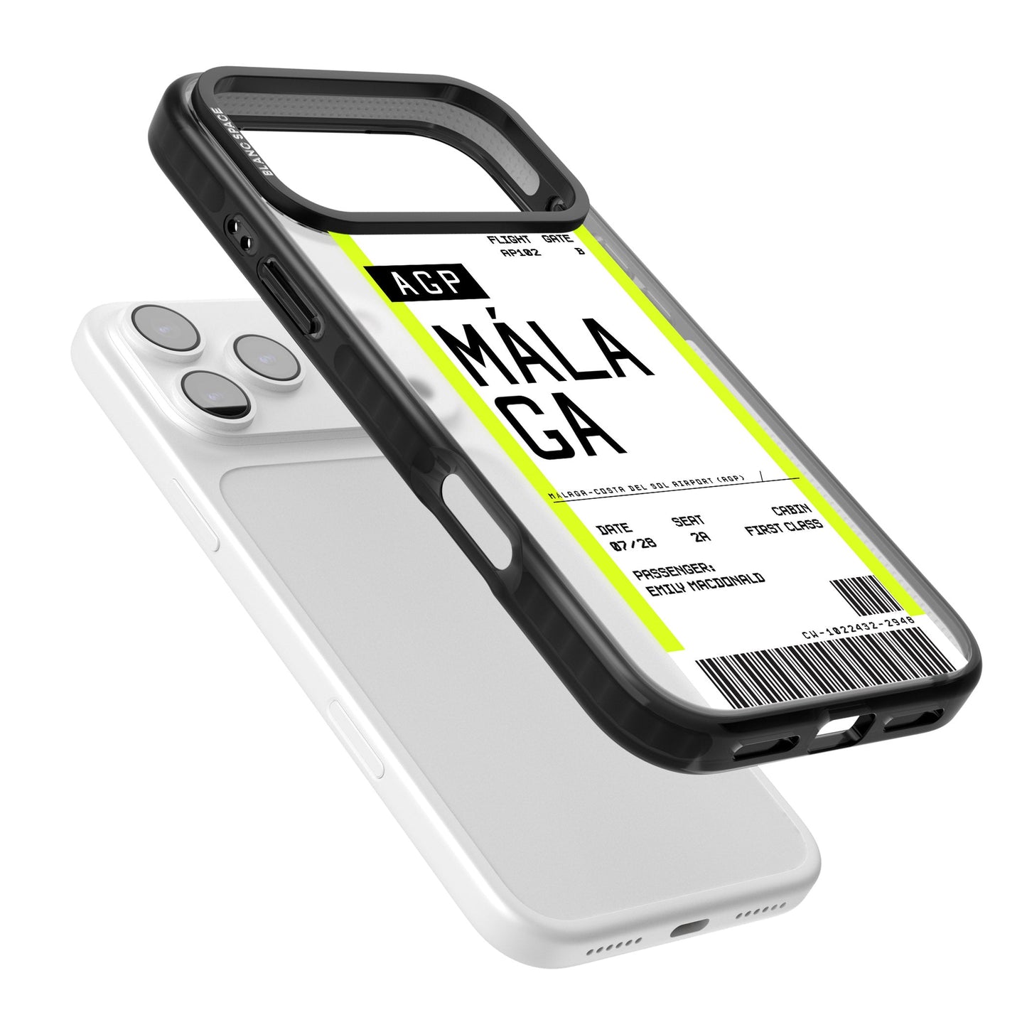 Personalised Málaga Boarding Pass