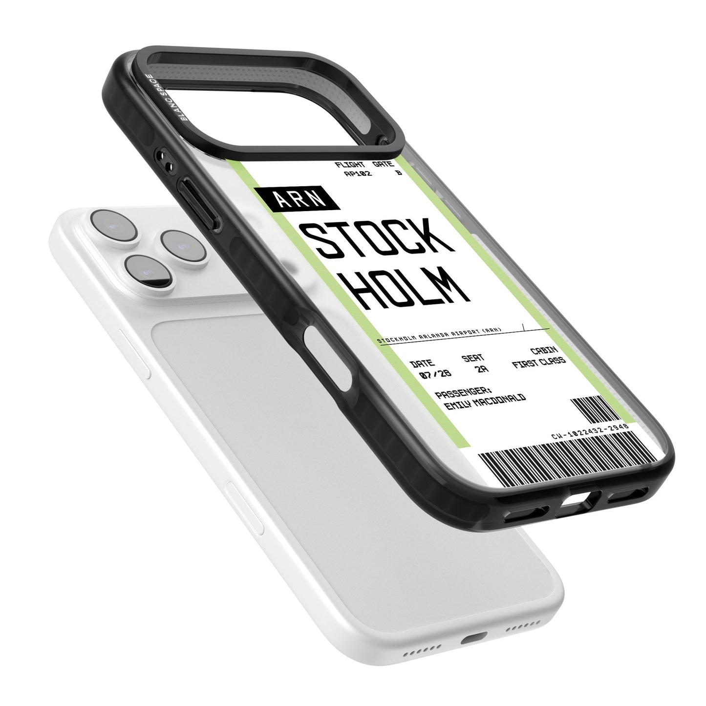 Personalised Stockholm Boarding Pass