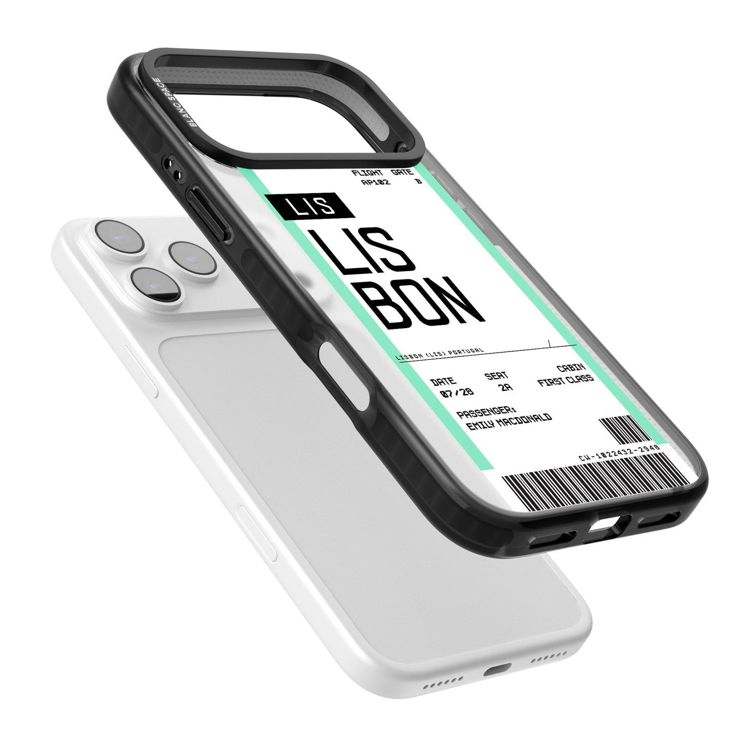 Personalised Lisbon Boarding Pass