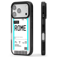 Personalised Rome Boarding Pass